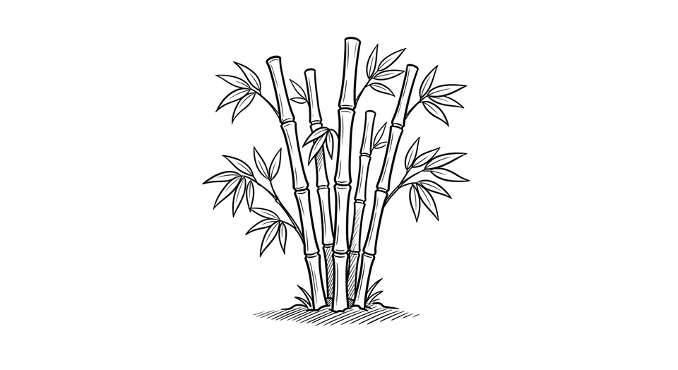 Bamboo illustration